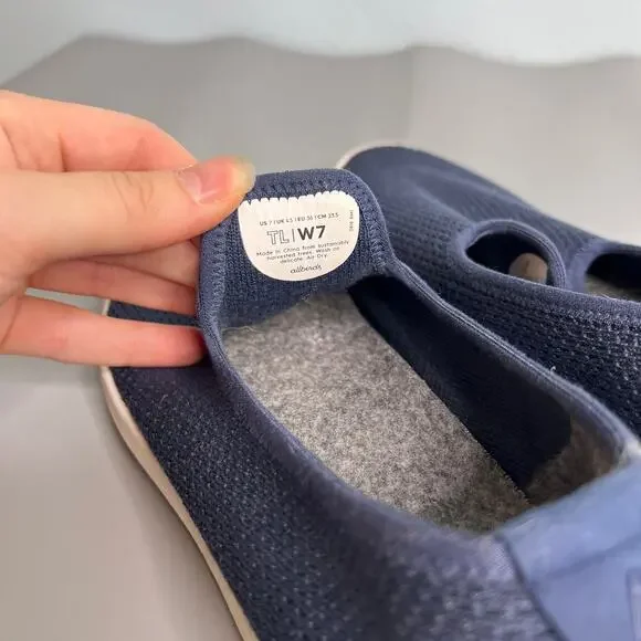 Allbirds Tree Loungers Navy Blue Size 7 - Picture 6 of 7